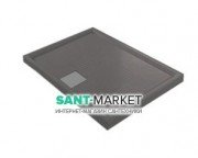 Душовий піддон Hatria LIF.ST 100х70 см антрацит A0YXMJ08