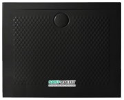 Душовий піддон Artceram Texture 100х80 см чорний глянсовий PDR019 03; 00
