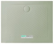 Душовий піддон Artceram Texture 100х80 см світло-зелений PDR019 26; 00