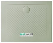 Душовий піддон Artceram Texture 90х72 см світло-зелений PDR017 26; 00