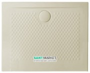 Душовий піддон Artceram Texture 90х72 см санфарфор пісочний PDR017 31; 00