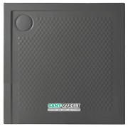 Душовий піддон Artceram Texture 90х90 см санфарфор сірий PDQ008 15; 00