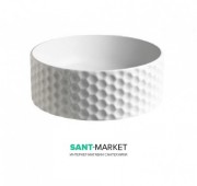 Раковина для ванной ArtCeram Esagono Ø40 см белый матовый OSL013 05;00