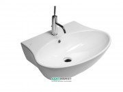 Раковина для ванной накладная Hatria Nido 47x56 см санфарфор белый YXEL01
