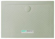 Душовий піддон Artceram Texture 100х70 см світло-зелений PDR018 26; 00