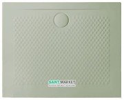 Душевой поддон Artceram Texture 100х80 см светло-зелёный PDR019 26;00