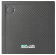 Душевой поддон Artceram Texture 90х90 см санфарфор серый PDQ008 15;00