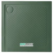 Душовий піддон Artceram Texture 90х90 см санфарфор зелений PDQ008 30; 00