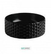 Раковина для ванної ArtCeram Esagono Ø40 см чорний глянсовий OSL013 03; 00