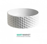 Раковина для ванної ArtCeram Esagono Ø40 см білий матовий OSL013 05; 00