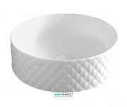 Раковина для ванної ArtCeram Millerighe Ø44 см білий глянсовий OSL010 01; 00