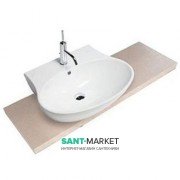 Раковина для ванной накладная Hatria Nido 47x62 см санфарфор белый YXEM01