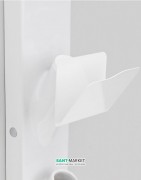 Держатель для газет и журналов ArtCeram Sotto Sopra + Up белый ACA031