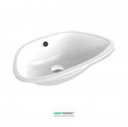 Раковина для ванной ArtCeram Plettro 61х38,5 см белый глянцевый PTL003 01;00