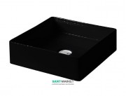 Раковина для ванної ArtCeram Scalino 38х38 см чорний глянсовий SCL001 03; 00