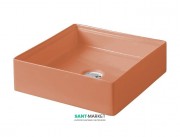 Раковина для ванной ArtCeram Scalino 38х38 см санфарфор оранжевый SCL001 13;00