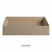Раковина для ванной ArtCeram Scalino 55х38 см санфарфор кофейный SCL002 23;00