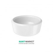 Раковина для ванной накладная Hatria Pencil 40.5x40.5 см санфарфор белый Y1GE01