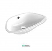 Раковина для ванной ArtCeram Plettro 61х38,5 см белый глянцевый PTL003 01;00