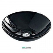 Раковина для ванної ArtCeram Polis Ø41 см чорний глянсовий PSL001 03; 00