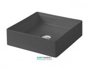 Раковина для ванної ArtCeram Scalino 38х38 см санфарфор сірий SCL001 15; 00