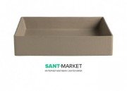 Раковина для ванной ArtCeram Scalino 38х38 см санфарфор кремовый SCL001 22;00