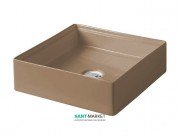Раковина для ванной ArtCeram Scalino 38х38 см санфарфор кофейный SCL001 23;00