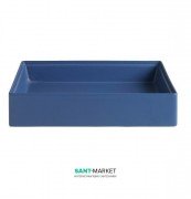 Раковина для ванної ArtCeram Scalino 55х38 см санфарфор синій SCL002 16; 00