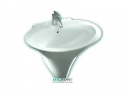 Раковина для ванної накладна / підвісна Hatria Sculture 58.5x77 см санфарфор білий YR3701