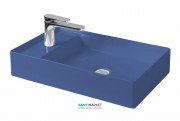 Раковина для ванної ArtCeram Scalino 60х38 см санфарфор синій SCL003 16; 00