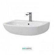 Раковина для ванной ArtCeram Ten 65х51 см санфарфор белый глянцевый TEL001 01;00