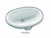 Раковина для ванної вбудована Hatria Incasso Caterine 57х42.5 санфарфор білий Y65101