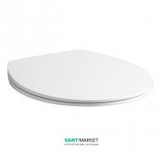 Сидіння з кришкою для унітазу ArtCeram Step тонке білий STA002