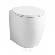 Унітаз підлоговий ArtCeram Step 36х52 см санфарфор білий глянсовий STV002 01; 00