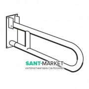 Опорный поручень для ванной Hatria Autonomy 83 см поворотный белый Y0DB