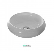 Раковина для ванной ArtCeram Tao Ø 43 см санфарфор белый глянцевый TOL001 01;00