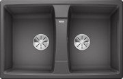 Мойка для кухни Blanco Lexa 8 врезная SILGRANIT PuraDur® темная скала 524961