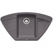 Мийка для кухні Blanco Zia 9 E врізна SILGRANIT PuraDur® темна скеля 518950