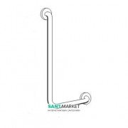 Опорный поручень с прямым углом слева Hatria Autonomy 67х35 см белый Y0CS