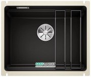Мийка для кухні Blanco Etagon 500-U кераміка PuraPlus ™ чорний 525155