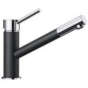Смеситель для кухни Blanco Kano однорычажный антрацит/хром 525028