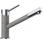 Смеситель для кухни Blanco Kano однорычажный алюметаллик/хром 525029