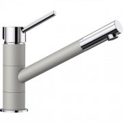 Смеситель для кухни Blanco Kano однорычажный жемчужный/хром 525035