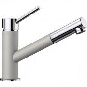 Смеситель для кухни Blanco Kano-S однорычажный жемчужный/хром 525045