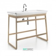 Консоль под раковину ArtCeram Naked System SLITTA на 97 см дуб выбеленный ACM015