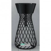 Консоль под раковину ArtCeram Wire на 43 см чёрный глянцевый ACA045 03