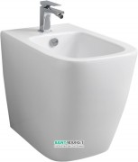 Биде напольное ArtCeram A16 52,5х36 см санфарфор белый матовый ASB002 05;00