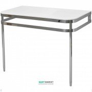 Консоль під раковину ArtCeram Azuley на 90 см білий глянцевий / хром AZA003 71; 01