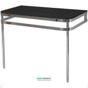 Консоль під раковину ArtCeram Azuley на 90 см чорний глянсовий / хром AZA003 71; 03