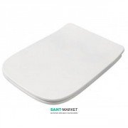 Сидіння з кришкою для унітазу ArtCeram A16 білий матовий / хром ASA001 05; 71